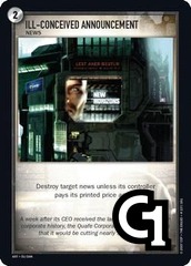 Ill-conceived Announcement - Foil